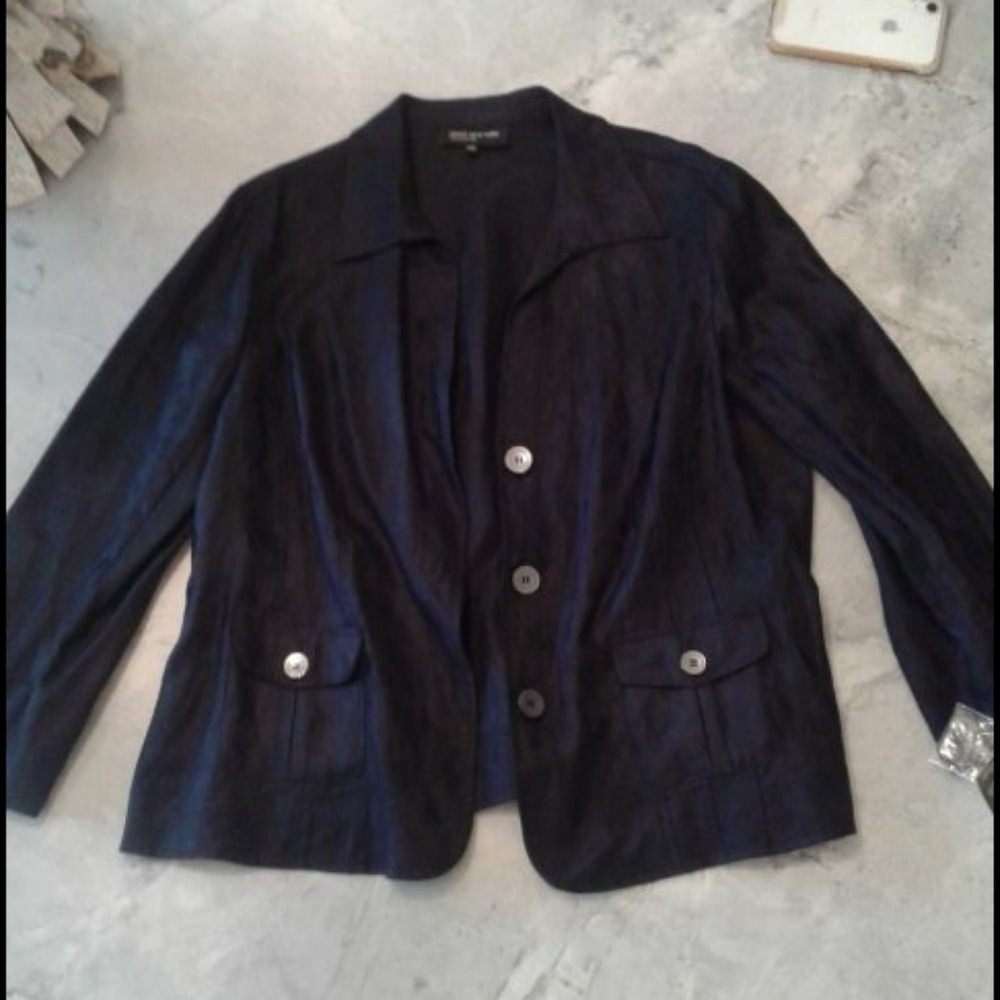 Jones new York linen jacket